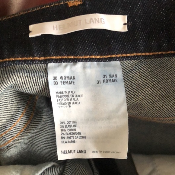 BNWT Helmut Lang jeans size 30 - Picture 5 of 5